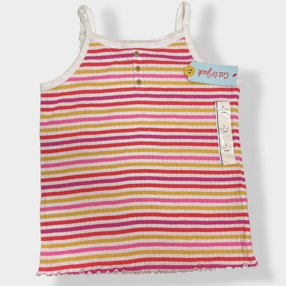 5/$20 Cat & Jack Striped Tank Top - Picture 1 of 2